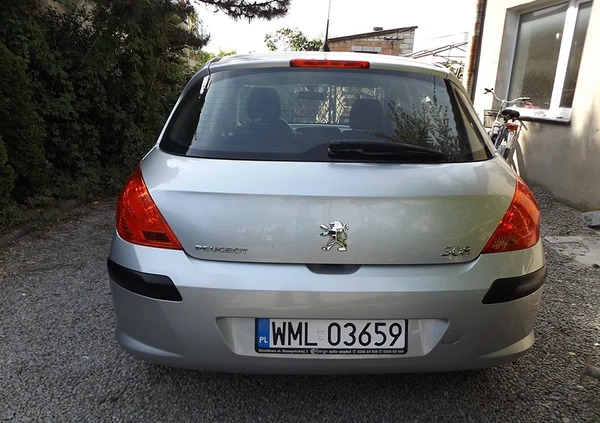 Peugeot 308 cena 10900 przebieg: 121000, rok produkcji 2007 z Raciąż małe 211